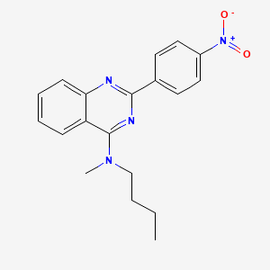 N-butyl-N-methyl-2-(4-nitrophenyl)quinazolin-4-amine