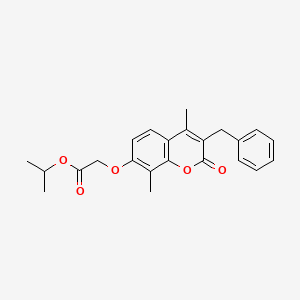 Isopropyl ((3-benzyl-4,8-dimethyl-2-oxo-2H-chromen-7-YL)oxy)acetate