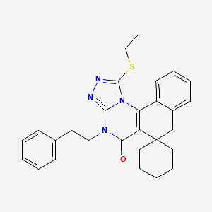 molecular formula C28H30N4OS B11631995 NR2F1 agonist 1 