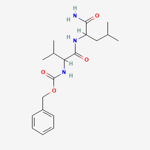 molecular formula C19H29N3O4 B11632012 Benzyl N-{1-[(1-carbamoyl-3-methylbutyl)carbamoyl]-2-methylpropyl}carbamate 