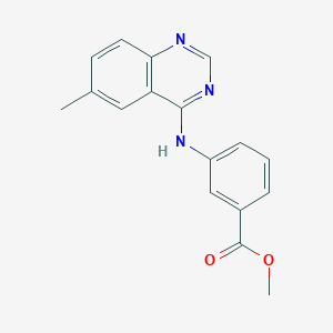 Methyl 3-[(6-methylquinazolin-4-yl)amino]benzoate