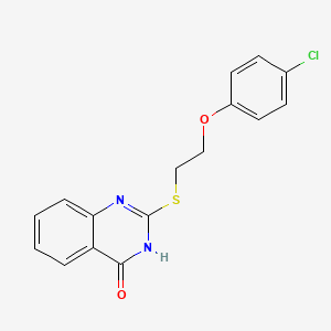 2-[2-(4-chlorophenoxy)ethylsulfanyl]-1H-quinazolin-4-one