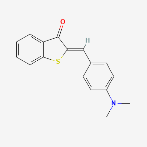 (2Z)-2-[4-(dimethylamino)benzylidene]-1-benzothiophen-3(2H)-one