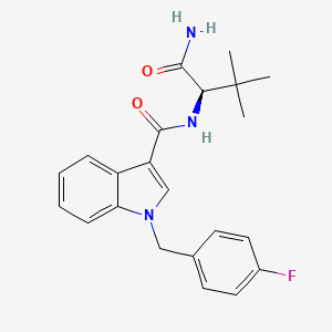 molecular formula C22H24FN3O2 B1163297 Unii-S3abp24K72 
