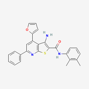 3-amino-N-(2,3-dimethylphenyl)-4-(furan-2-yl)-6-phenylthieno[2,3-b]pyridine-2-carboxamide