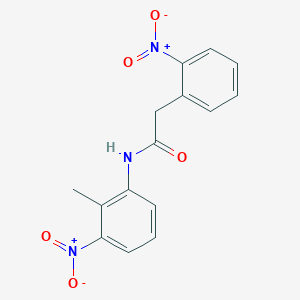 N-(2-methyl-3-nitrophenyl)-2-(2-nitrophenyl)acetamide