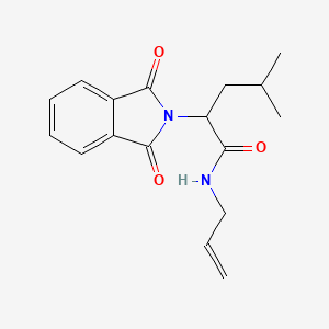 2-(1,3-dioxo-1,3-dihydro-2H-isoindol-2-yl)-4-methyl-N-(prop-2-en-1-yl)pentanamide