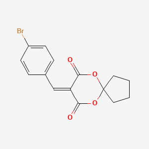 8-[(4-Bromophenyl)methylidene]-6,10-dioxaspiro[4.5]decane-7,9-dione