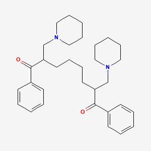 1,8-Diphenyl-2,7-bis(piperidin-1-ylmethyl)octane-1,8-dione