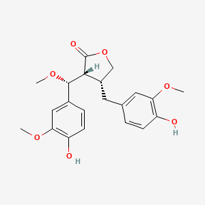 molecular formula C21H24O7 B1163370 (7R)-Methoxy-8-epi-matairesinol CAS No. 198827-23-5