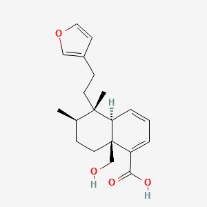 molecular formula C20H26O4 B1163374 Dehydrohautriwaic acid CAS No. 51905-84-1