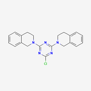 2,2'-(6-Chloro-1,3,5-triazine-2,4-diyl)di-1,2,3,4-tetrahydroisoquinoline