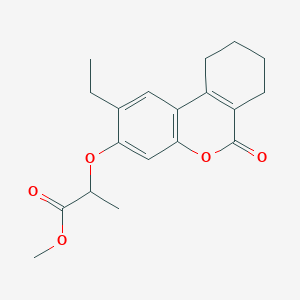 methyl 2-[(2-ethyl-6-oxo-7,8,9,10-tetrahydro-6H-benzo[c]chromen-3-yl)oxy]propanoate