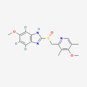molecular formula C17H19N3O3S B1163416 奥美拉唑-d3 CAS No. 934293-92-2