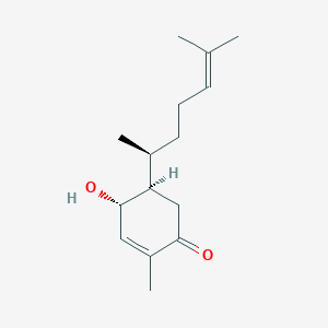 B1163447 1-Hydroxybisabola-2,10-dien-4-one CAS No. 1213251-45-6