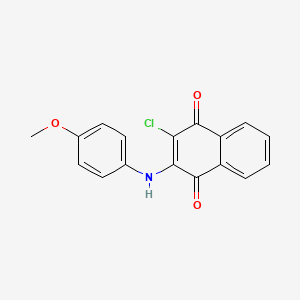 1,4-Naphthalenedione, 2-chloro-3-[(4-methoxyphenyl)amino]-