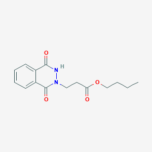 butyl 3-(1,4-dioxo-3,4-dihydrophthalazin-2(1H)-yl)propanoate