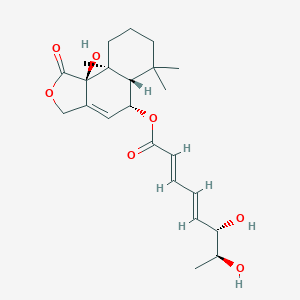 molecular formula C23H32O7 B1163469 threo-6'-羟基乌斯托拉特 C CAS No. 1175543-07-3