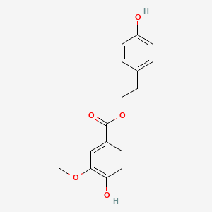 molecular formula C16H16O5 B1163480 p-Hydroxyphenethyl vanillate CAS No. 1539303-03-1