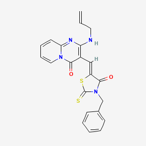 2-(allylamino)-3-[(Z)-(3-benzyl-4-oxo-2-thioxo-1,3-thiazolidin-5-ylidene)methyl]-4H-pyrido[1,2-a]pyrimidin-4-one