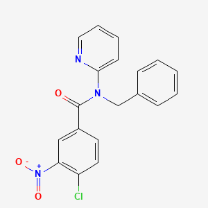 N-benzyl-4-chloro-3-nitro-N-(pyridin-2-yl)benzamide