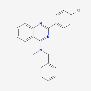 N-benzyl-2-(4-chlorophenyl)-N-methylquinazolin-4-amine