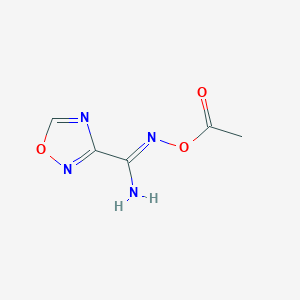 N'-(Acetyloxy)-1,2,4-oxadiazole-3-carboximidamide