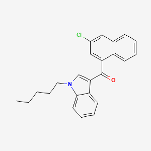 molecular formula C24H22ClNO B1163569 JWH 398 3-chloronaphthyl isomer 