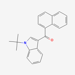 molecular formula C23H21NO B1163594 JWH 073 N-(1,1-dimethylethyl) isomer 
