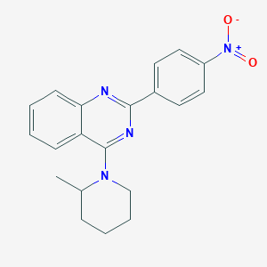 4-(2-Methylpiperidin-1-yl)-2-(4-nitrophenyl)quinazoline