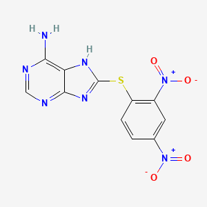 8-[(2,4-Dinitrophenyl)sulfanyl]-9H-purin-6-amine