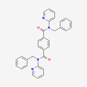 N,N'-dibenzyl-N,N'-di(pyridin-2-yl)benzene-1,4-dicarboxamide