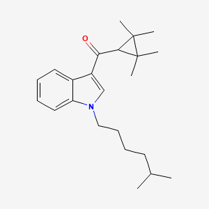 molecular formula C23H33NO B1163678 (1-(5-methylhexyl)-1H-indol-3-yl)(2,2,3,3-tetramethylcyclopropyl)methanone 