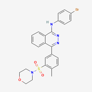 N-(4-bromophenyl)-4-[4-methyl-3-(morpholin-4-ylsulfonyl)phenyl]phthalazin-1-amine