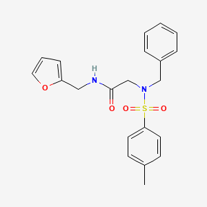 N~2~-benzyl-N-(furan-2-ylmethyl)-N~2~-[(4-methylphenyl)sulfonyl]glycinamide