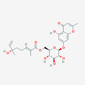 molecular formula C26H32O11 B1163745 Eucamalduside A CAS No. 1287220-29-4