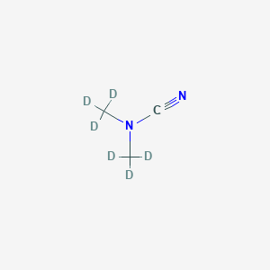 molecular formula C3H6N2 B116375 Dimethyl-d6-cyanamide CAS No. 72142-88-2