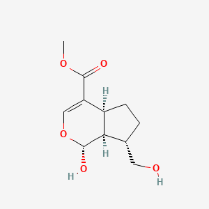 molecular formula C11H16O5 B1163750 7-Deoxy-10-hydroxyloganetin CAS No. 76267-48-6
