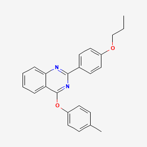 4-(4-Methylphenoxy)-2-(4-propoxyphenyl)quinazoline