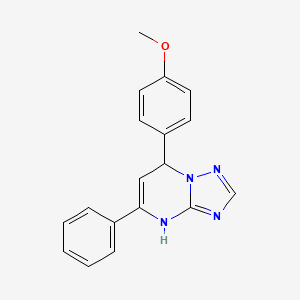 7-(4-Methoxyphenyl)-5-phenyl-4,7-dihydro[1,2,4]triazolo[1,5-a]pyrimidine