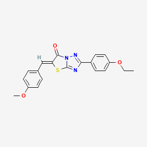 (5Z)-2-(4-ethoxyphenyl)-5-(4-methoxybenzylidene)[1,3]thiazolo[3,2-b][1,2,4]triazol-6(5H)-one