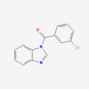 1H-benzimidazol-1-yl(3-chlorophenyl)methanone