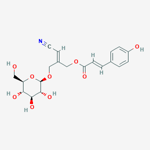 molecular formula C20H23NO9 B1163836 Sutherlandin trans-p-coumarate CAS No. 315236-68-1
