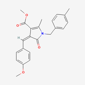 methyl (4Z)-4-(4-methoxybenzylidene)-2-methyl-1-(4-methylbenzyl)-5-oxo-4,5-dihydro-1H-pyrrole-3-carboxylate