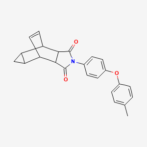 2-[4-(4-methylphenoxy)phenyl]hexahydro-4,6-ethenocyclopropa[f]isoindole-1,3(2H,3aH)-dione