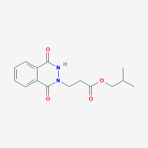 3-(1,4-Dioxo-3,4-dihydro-1H-phthalazin-2-yl)-propionic acid isobutyl ester