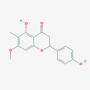 molecular formula C17H16O5 B1163844 7-O-甲基香菇醇 CAS No. 206560-99-8