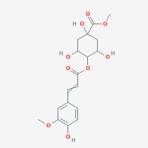 molecular formula C18H22O9 B1163848 4-O-阿魏酸甲酯 CAS No. 195723-10-5
