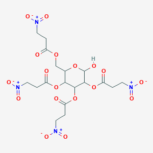 molecular formula C18H24N4O18 B1163851 4-O-(3-nitropropanoyl)corollin CAS No. 122475-42-7