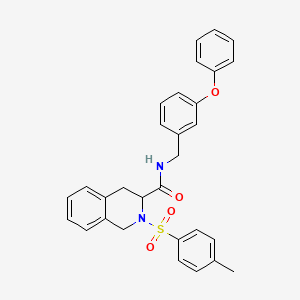 2-[(4-methylphenyl)sulfonyl]-N-(3-phenoxybenzyl)-1,2,3,4-tetrahydroisoquinoline-3-carboxamide